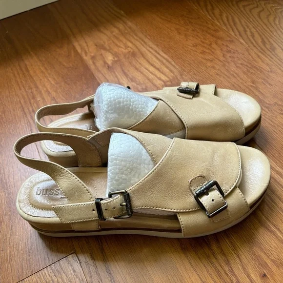 BUSSOLA Real Leather open toe sandals - Picture 3 of 11